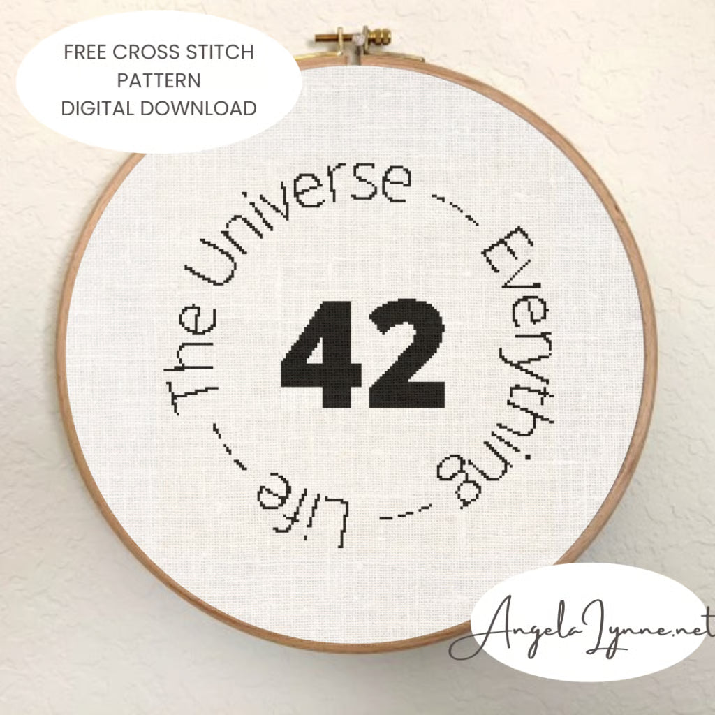 Cross Stitch Pattern - Hitchhiker's Guide to the Galaxy - 42