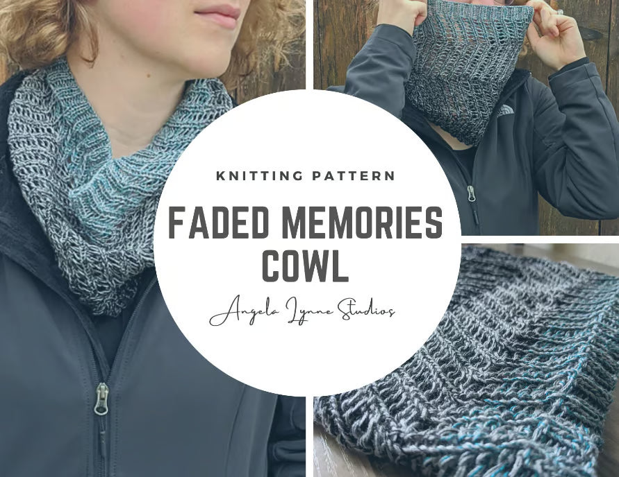 Knitting Pattern - Cowl - Faded Memories
