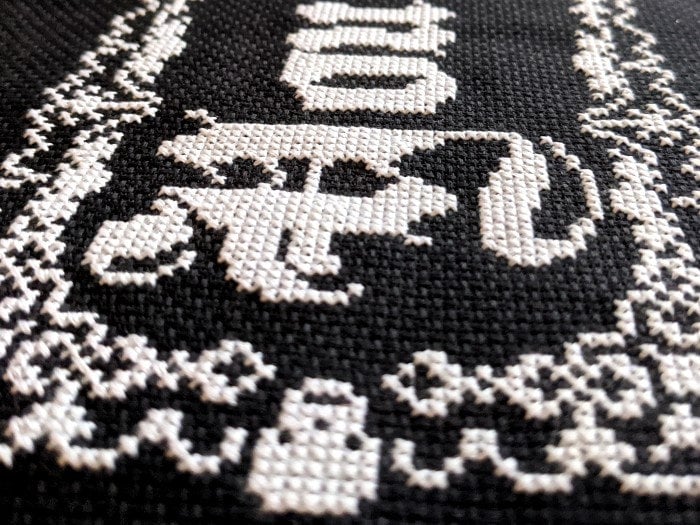 Cross Stitch Pattern - Addams Family - You rang?