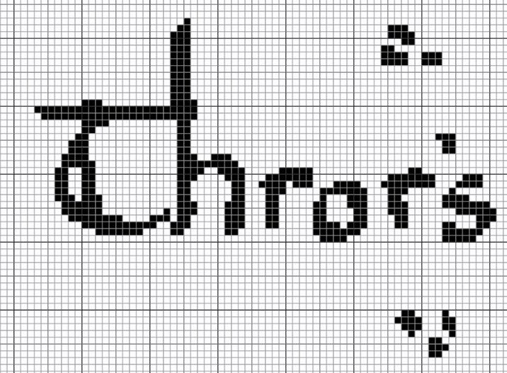 Cross Stitch Pattern - Thror's Map - The Hobbit - Full Size Large Pattern