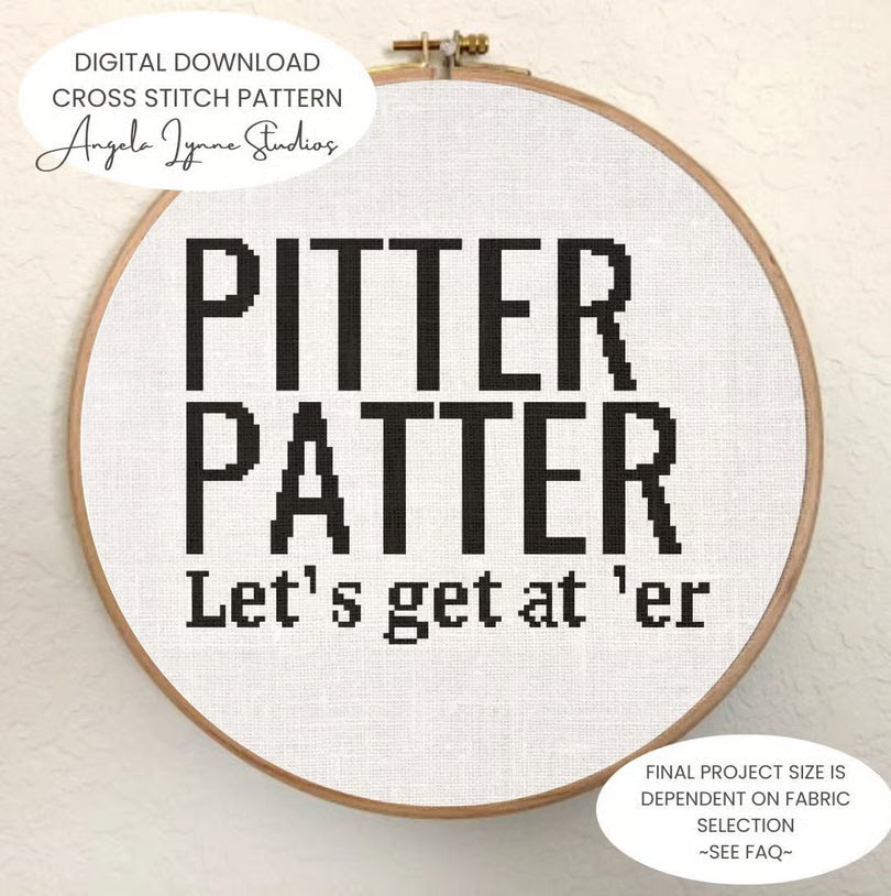 Cross Stitch Pattern - Letterkenny - Pitter Patter