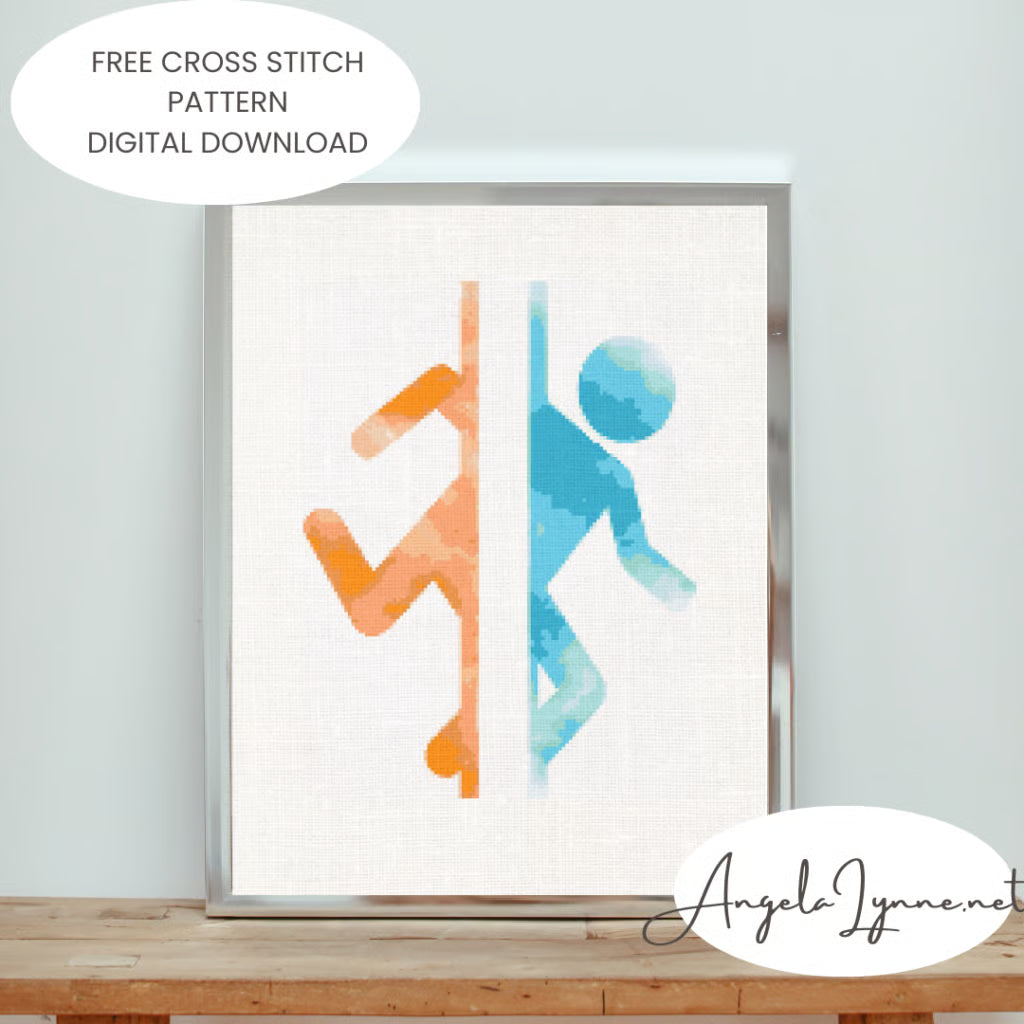 Cross Stitch Pattern - Portal - Watercolor