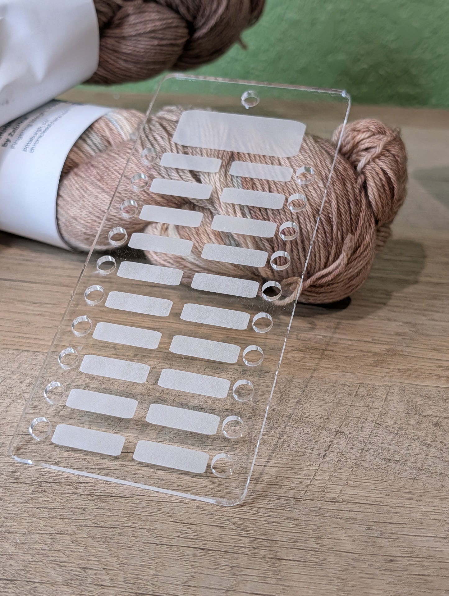 Clear Acrylic Floss Organizer – Reusable Thread Palette Board