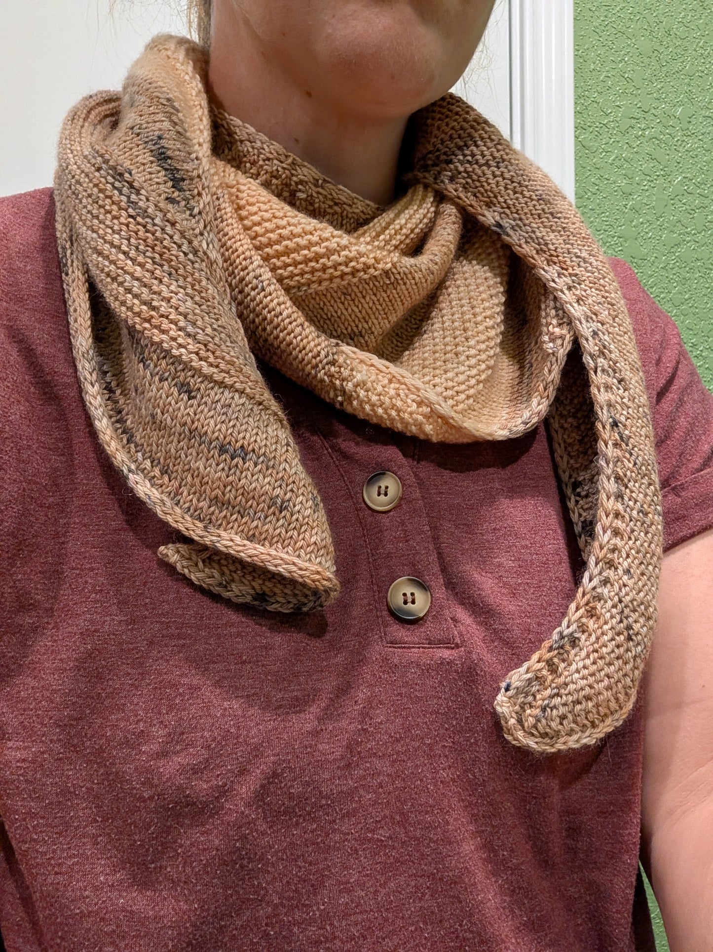 Knitting Pattern - Boomerang Shawl - Elevenses