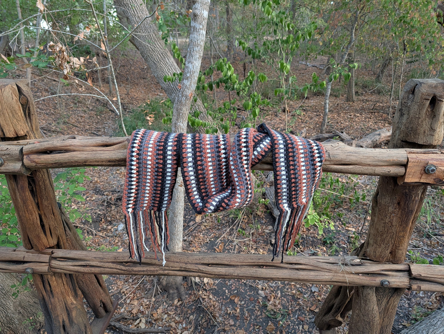 Crochet Pattern - Scarf - Bonfire Path