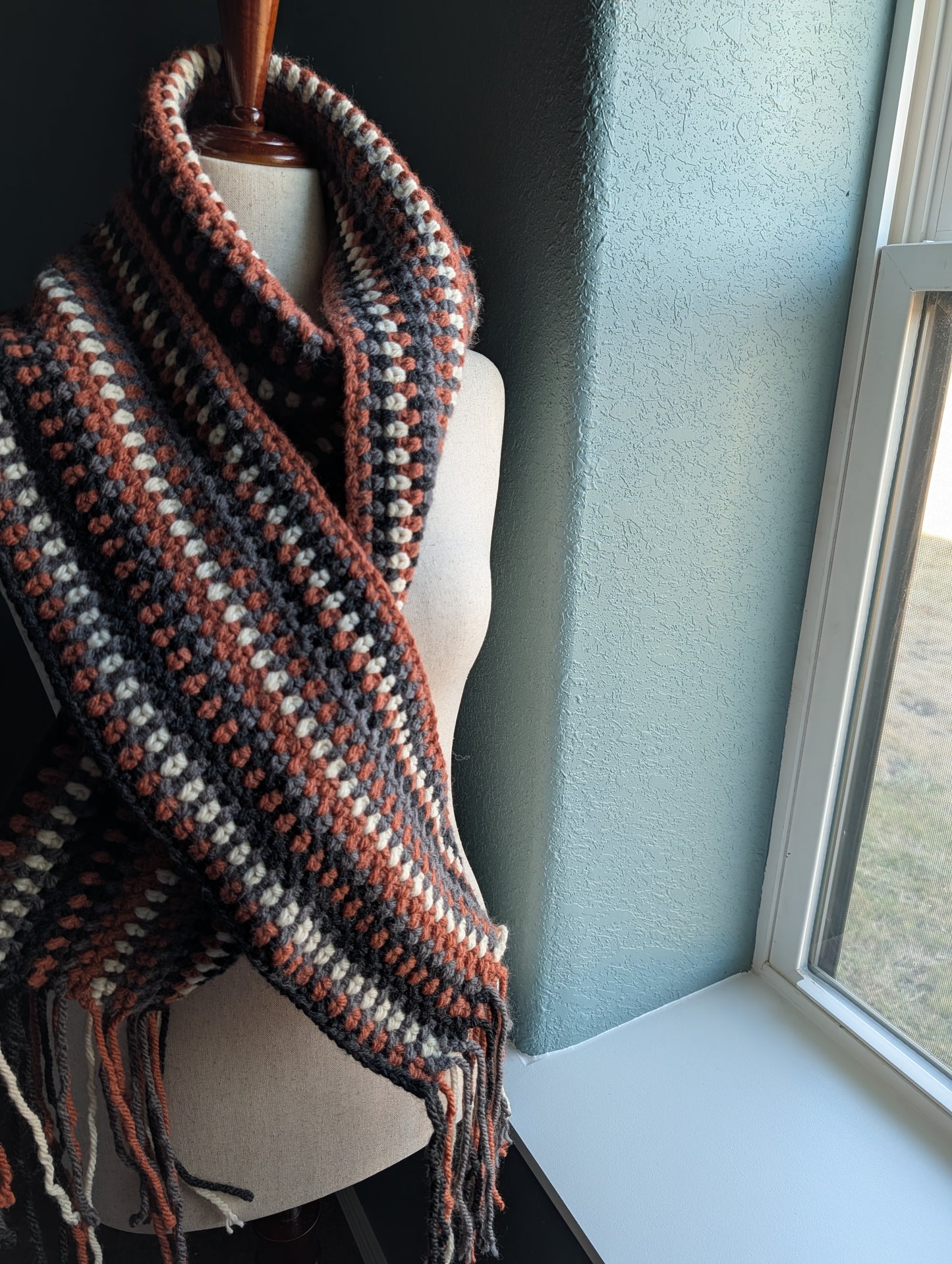 Crochet Pattern - Scarf - Bonfire Path