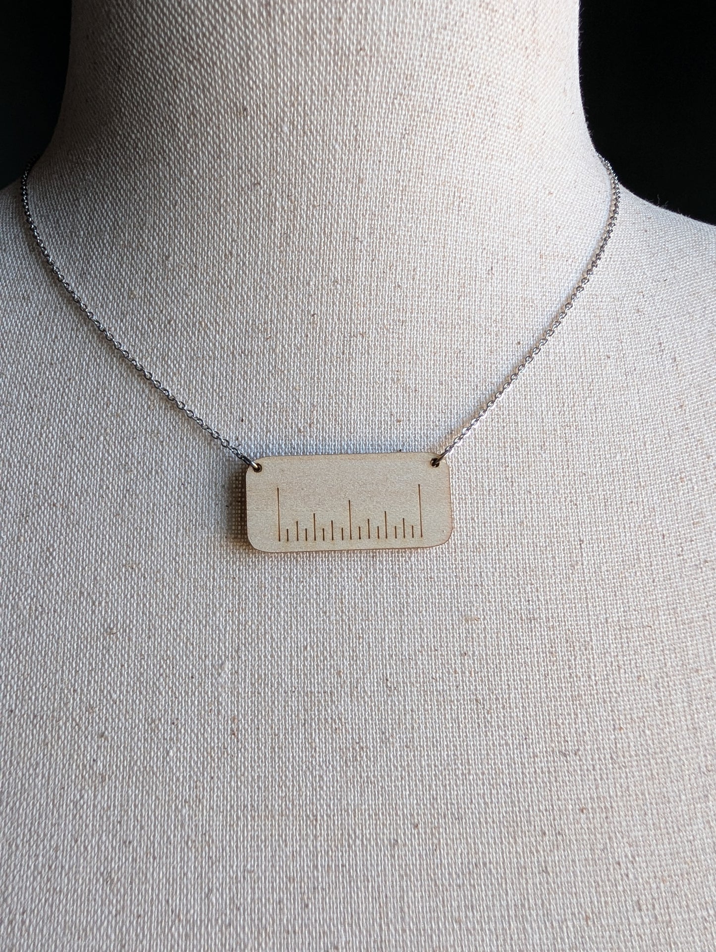 Necklace - One Inch Ruler
