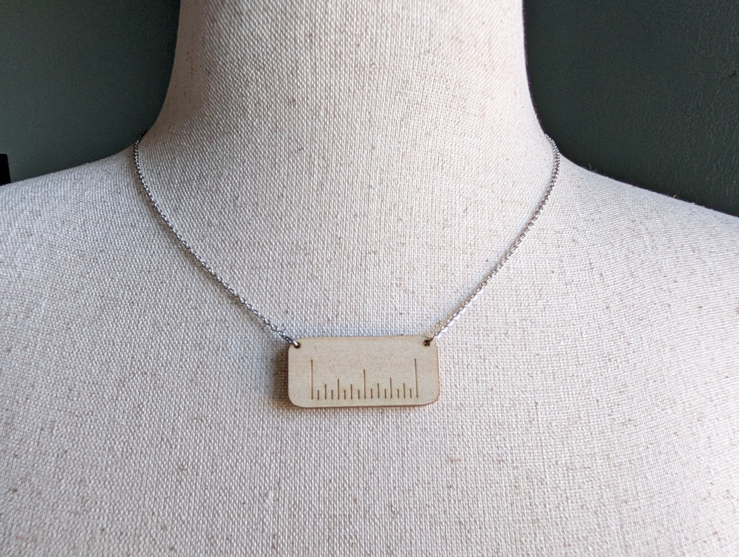 Necklace - One Inch Ruler