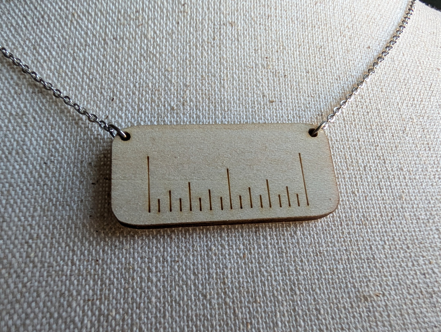 Necklace - One Inch Ruler