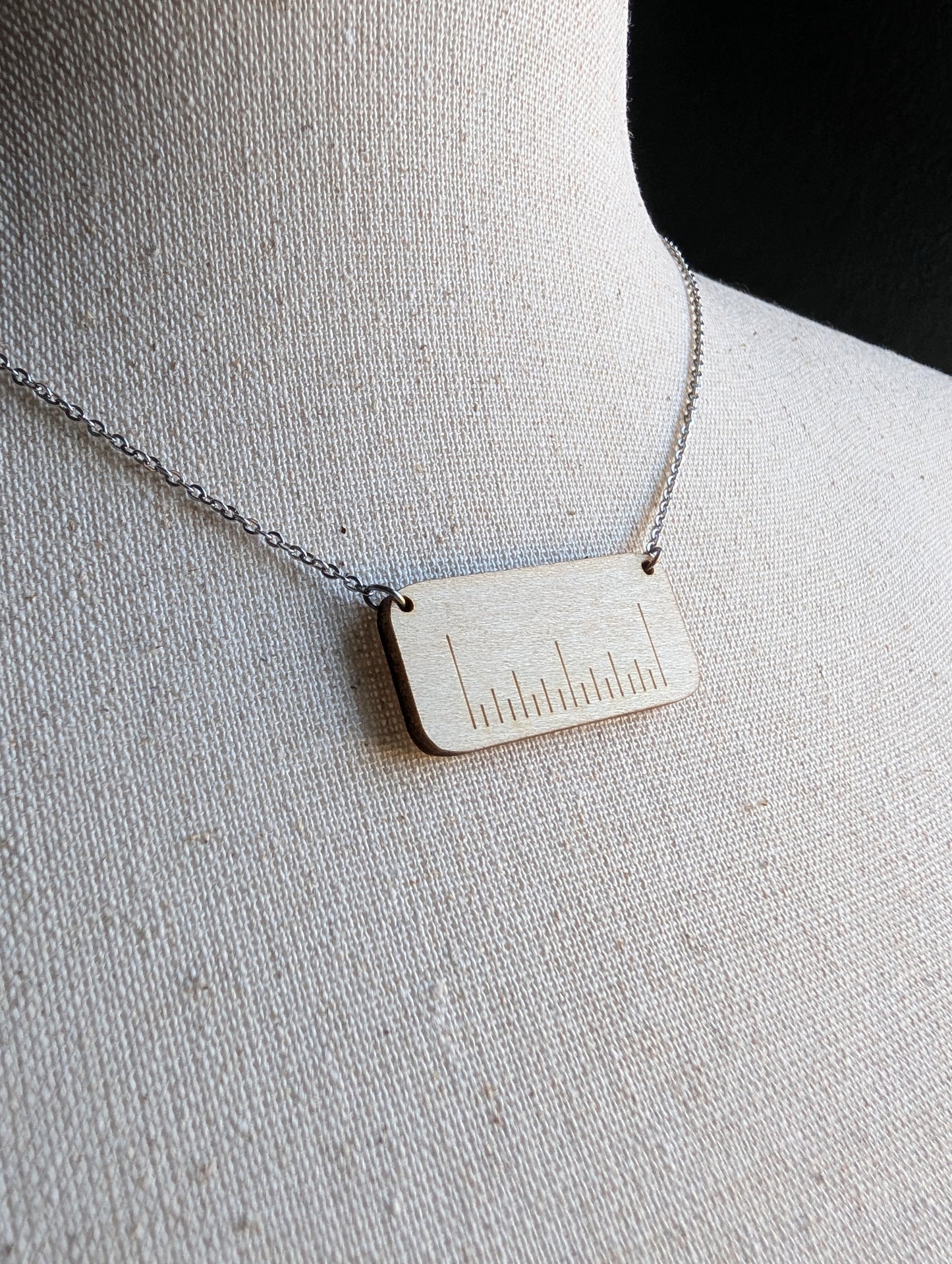 Necklace - One Inch Ruler
