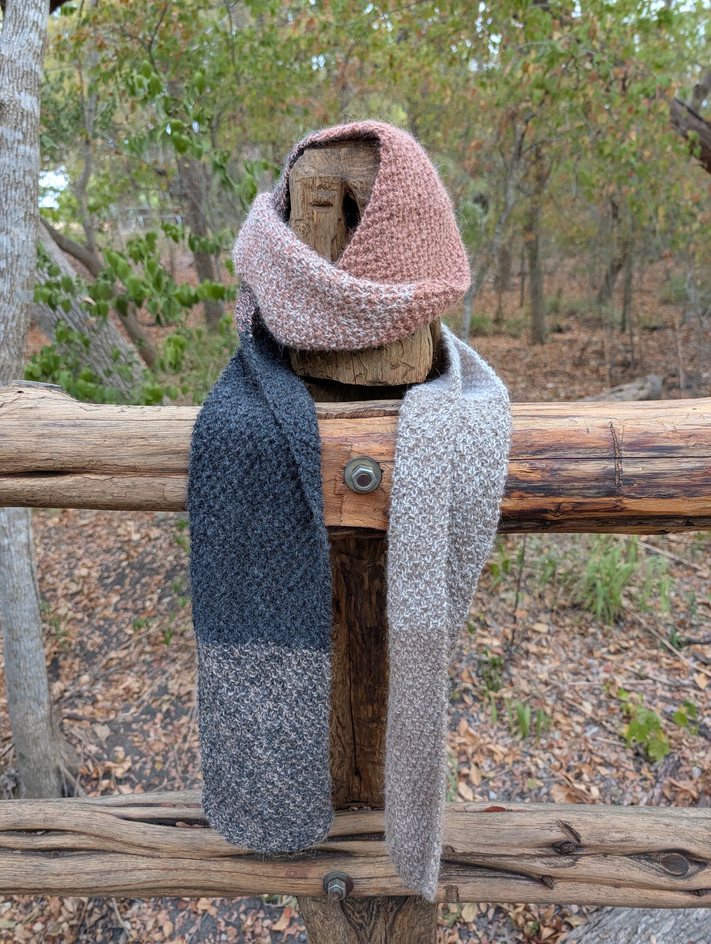Knitting Pattern - Scarf - A Gentle Fade