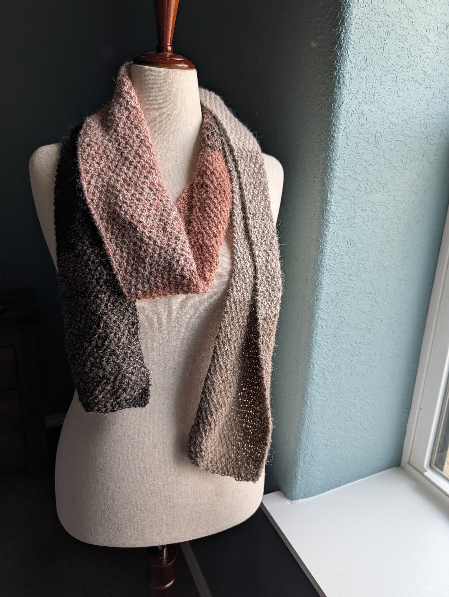 Knitting Pattern - Scarf - A Gentle Fade