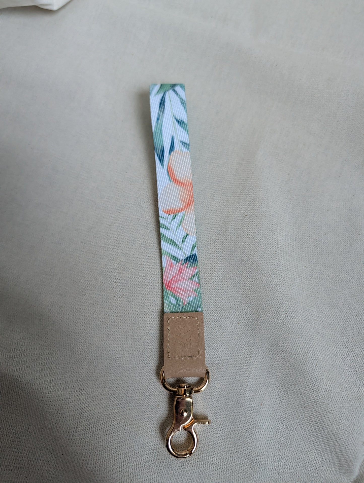 Wrist Distaff - Floral - Optional Wristlet