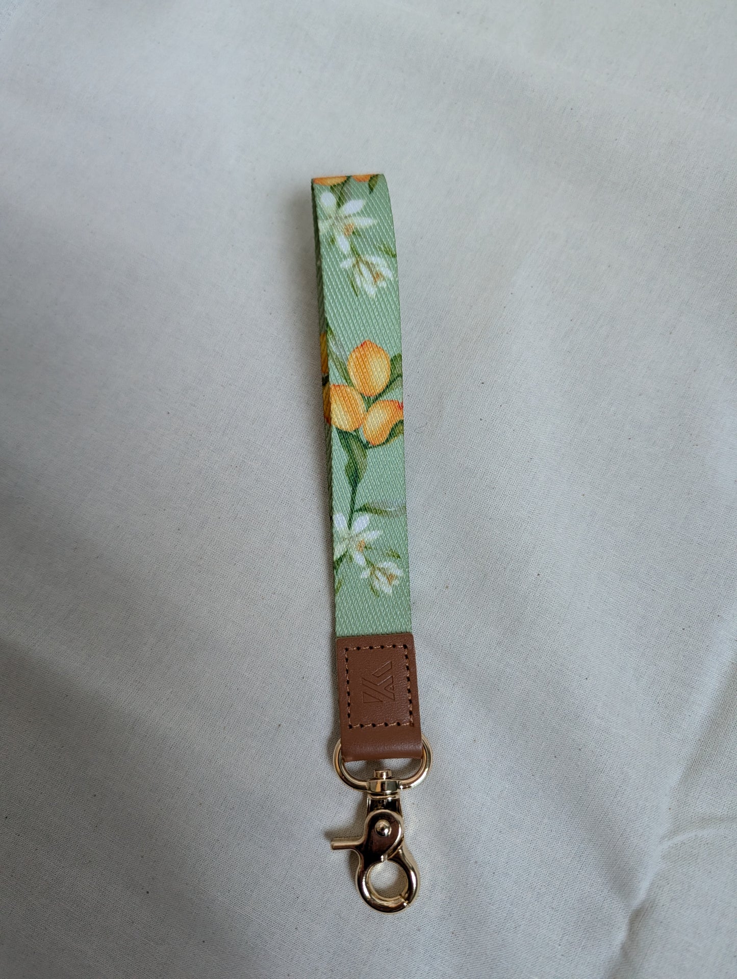 Wrist Distaff - Floral - Optional Wristlet
