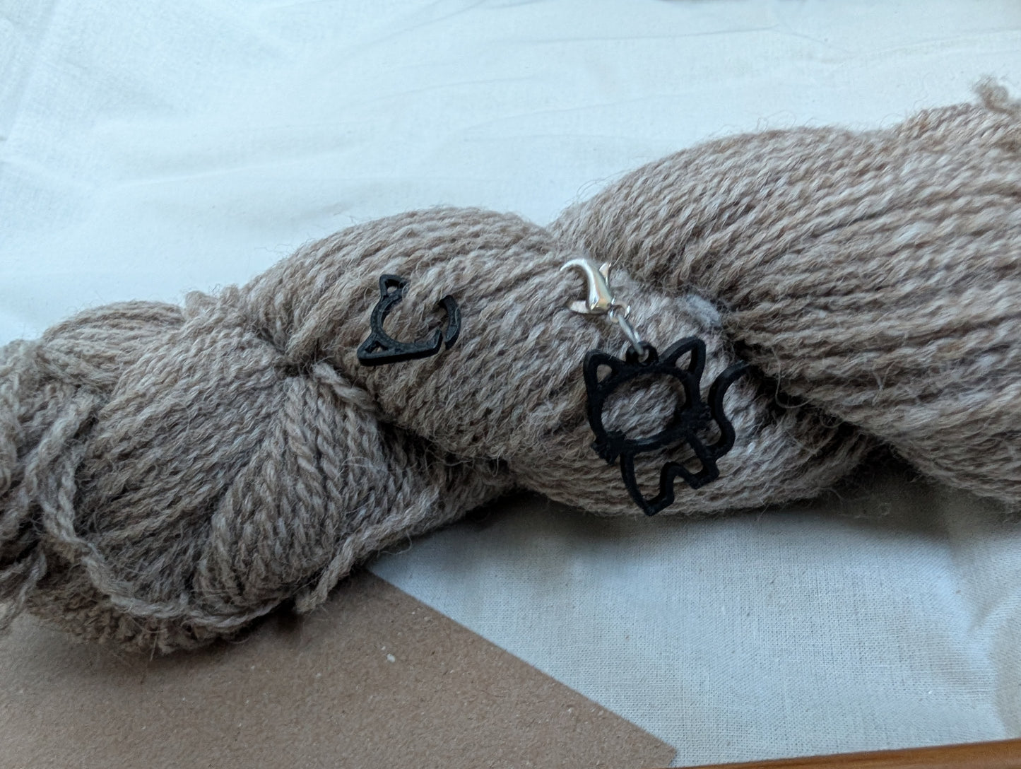 Minimalist Cat Crochet Stitch Marker Set