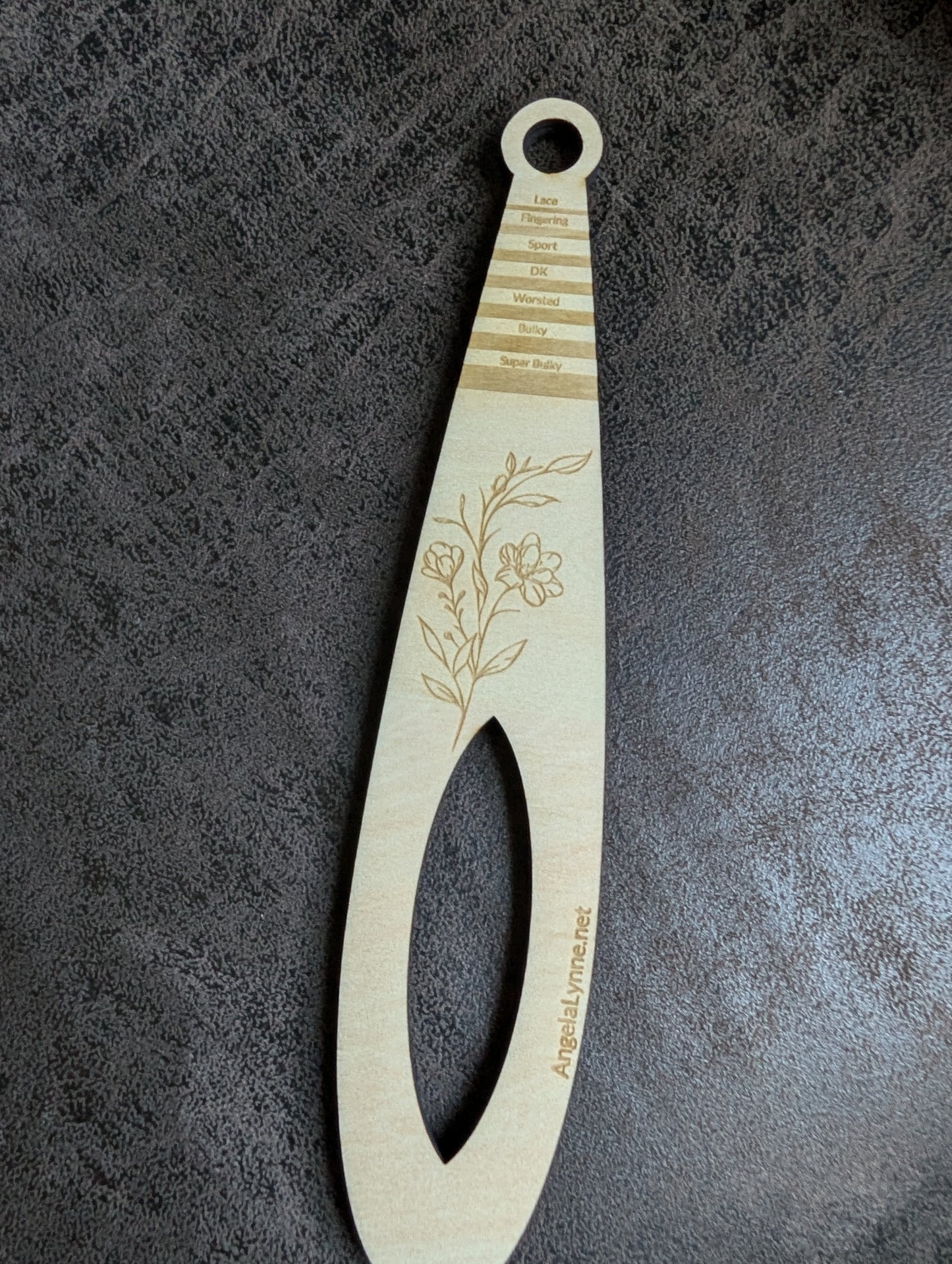 Wrist Distaff - Floral - Optional Wristlet