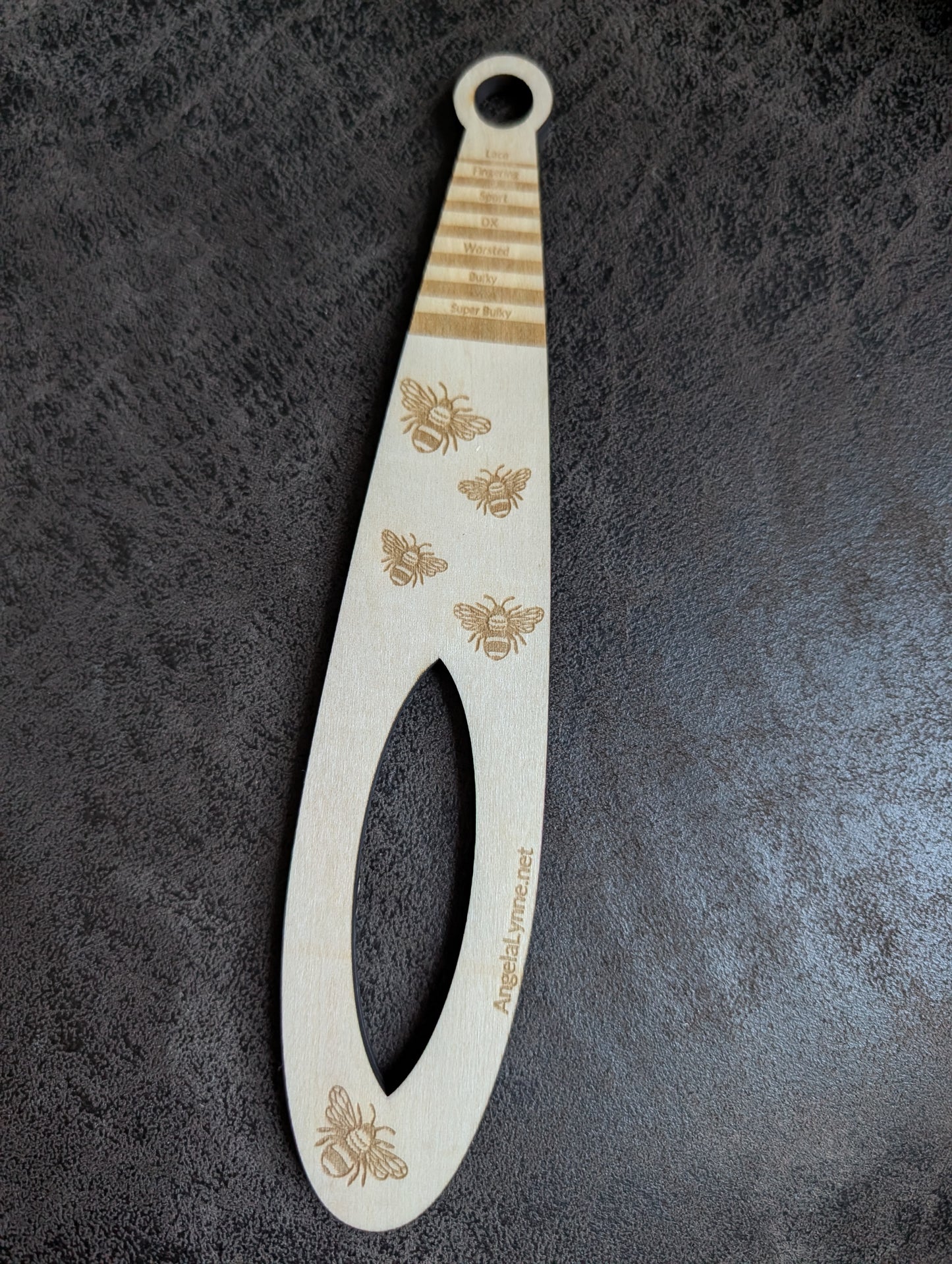 Wrist Distaff - Bee - Optional Wristlet