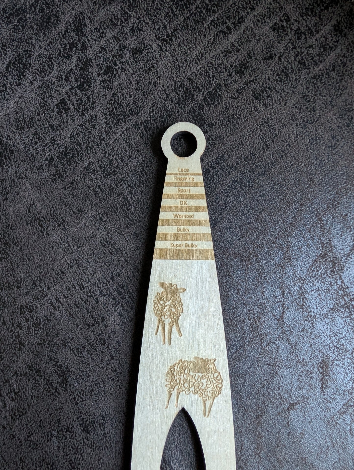 Wrist Distaff - Sheep - Optional Wristlet