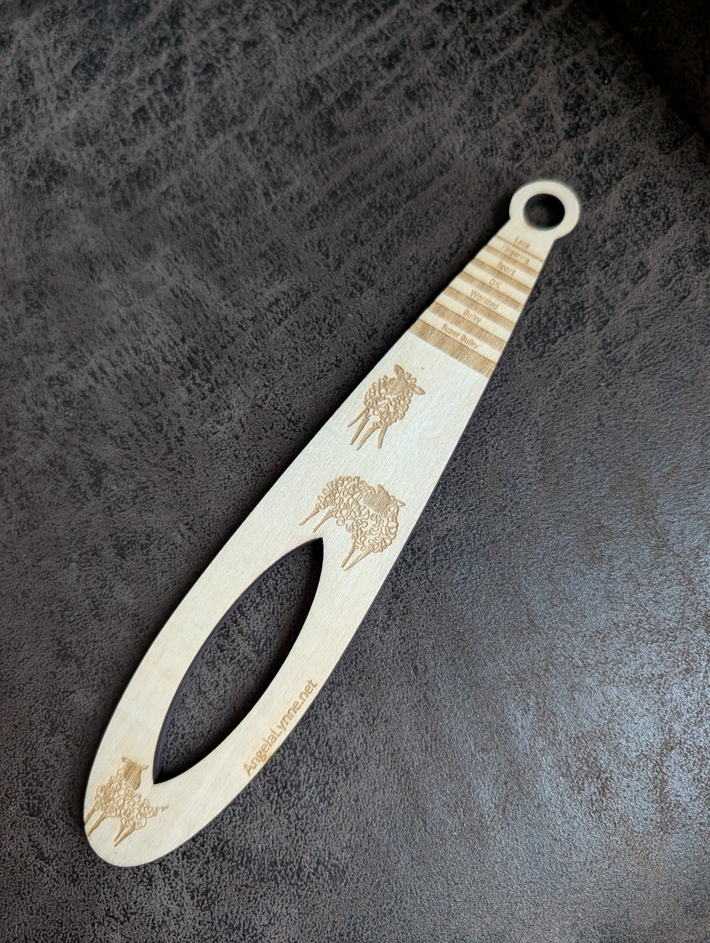 Wrist Distaff - Sheep - Optional Wristlet