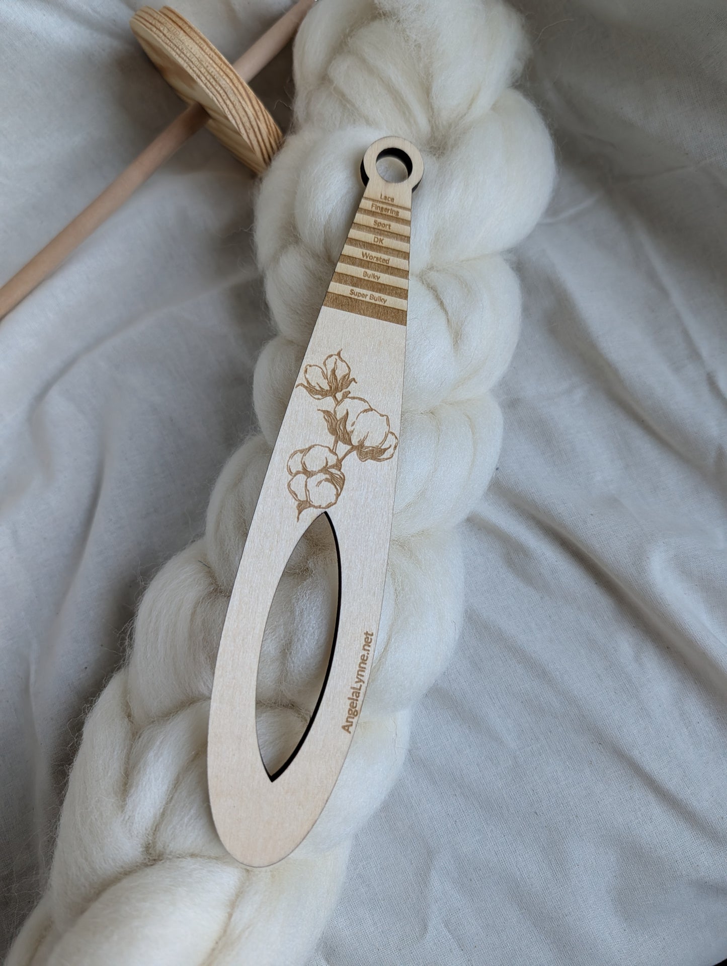 Wrist Distaff - Cotton - Optional Wristlet