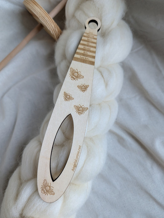 Wrist Distaff - Bee - Optional Wristlet