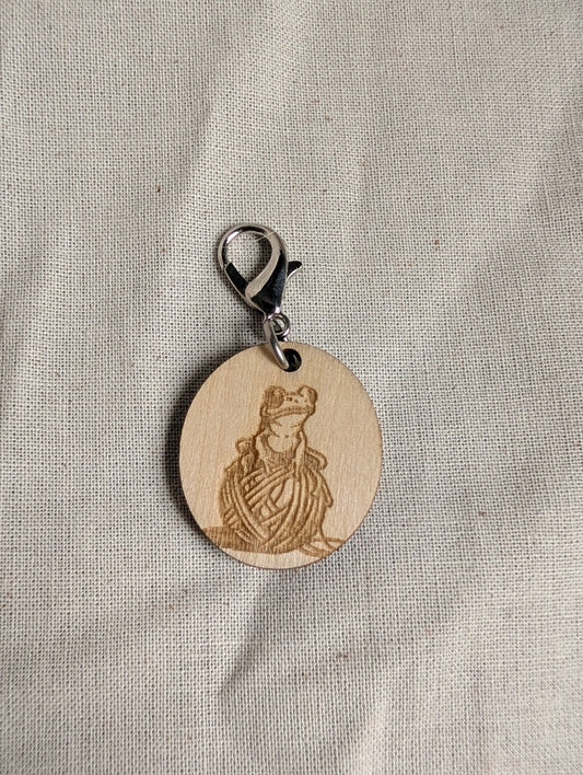 Lucky Frog Progress Keeper / Stitch Marker