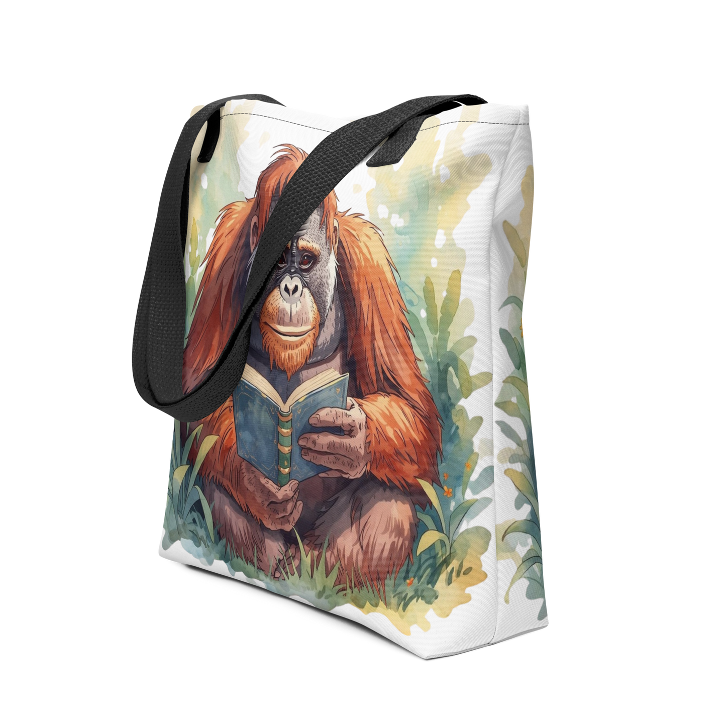 Bag - Project Tote - Orangutan Reading a Book