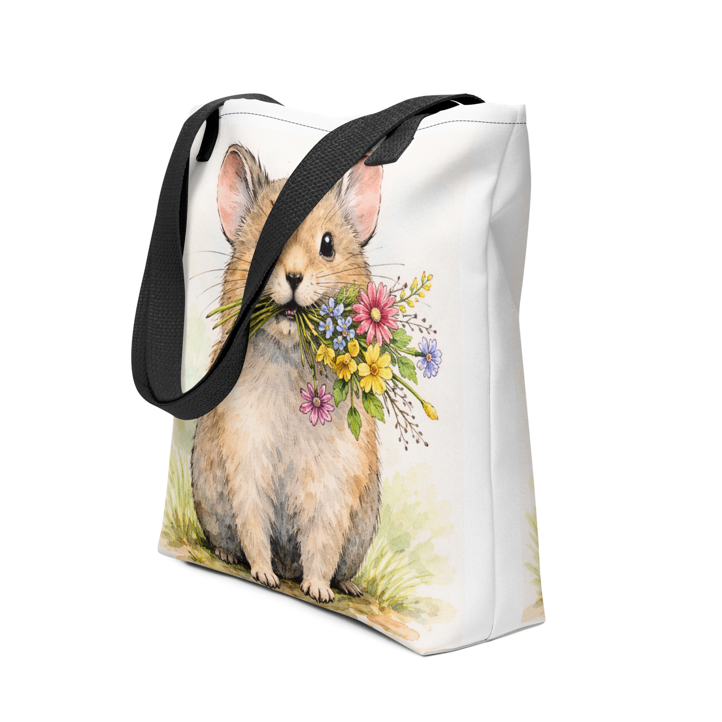 Bag - Project Tote - Pika with Wildflowers