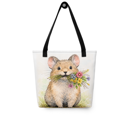 Bag - Project Tote - Pika with Wildflowers
