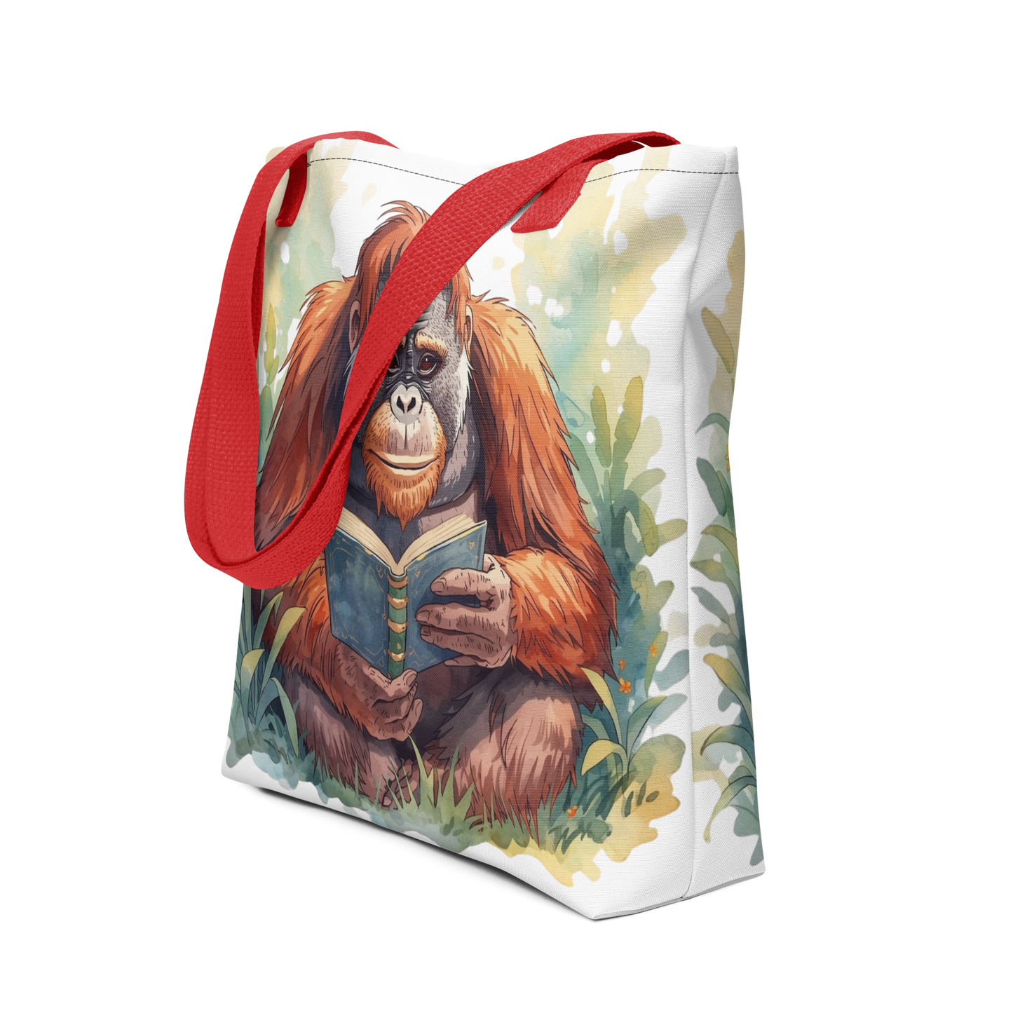 Bag - Project Tote - Orangutan Reading a Book
