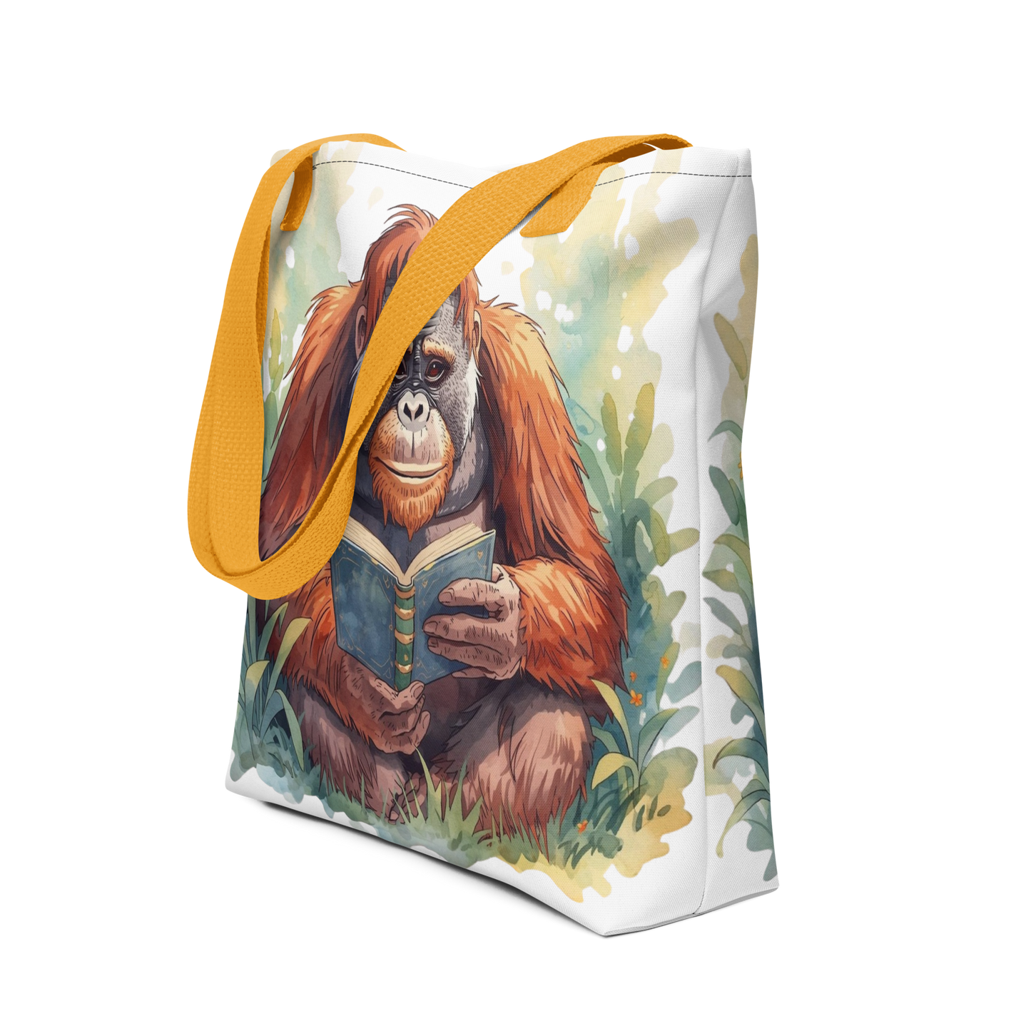 Bag - Project Tote - Orangutan Reading a Book