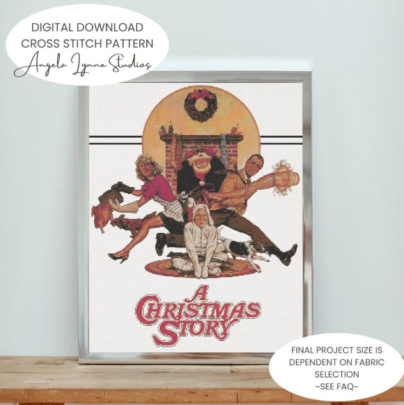 Cross Stitch Pattern - A Christmas Story