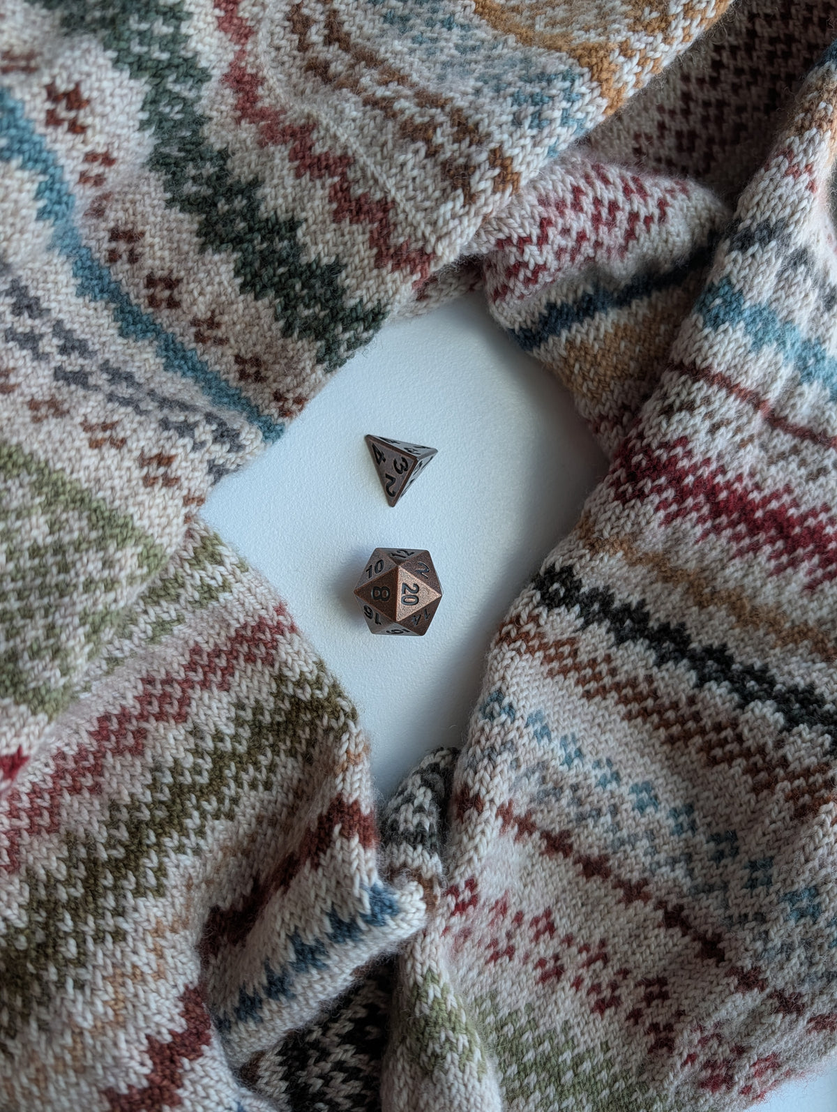 Knitting Pattern - Cowl/Scarf - Dexterity D20