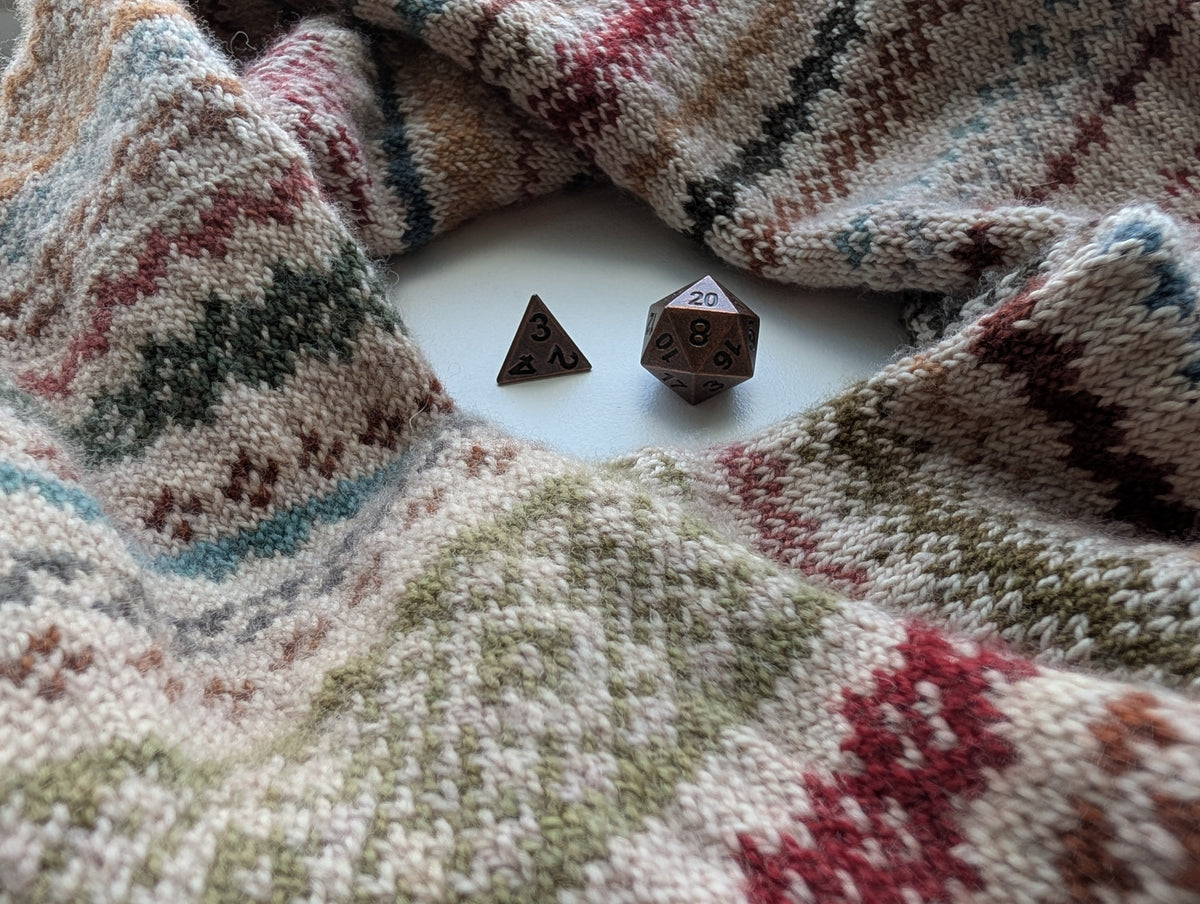 Knitting Pattern - Cowl/Scarf - Dexterity D20
