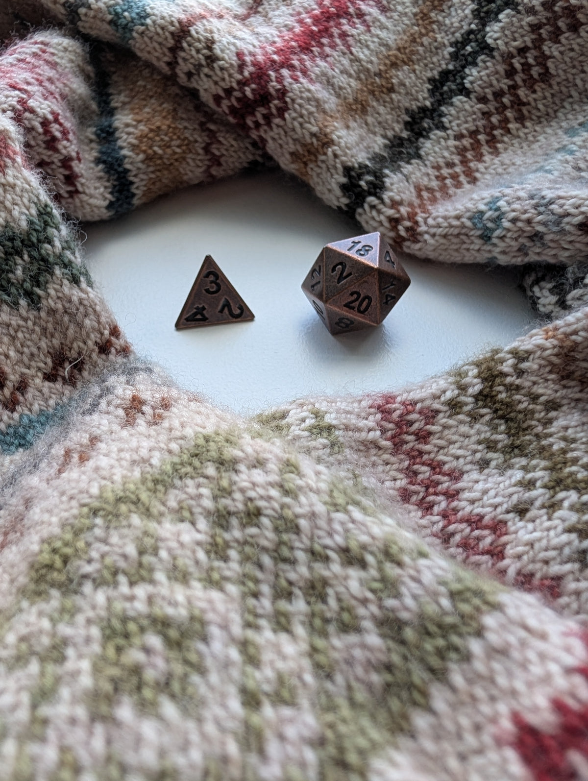 Knitting Pattern - Cowl/Scarf - Dexterity D20