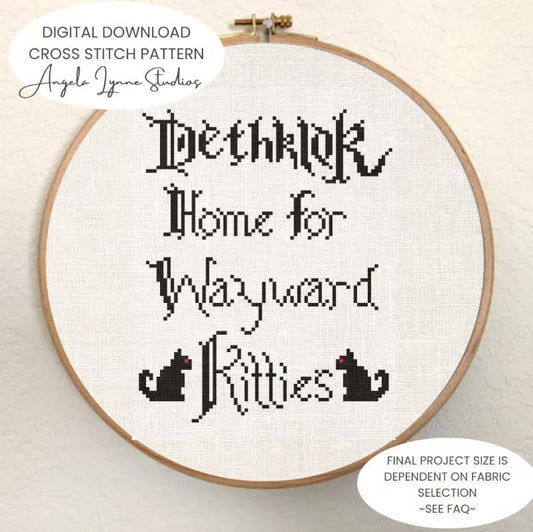 Cross Stitch Pattern - Dethklok - Home for Wayward Kitties