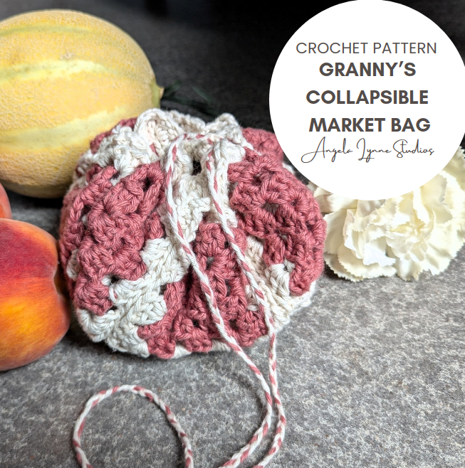 Crochet Pattern - Bag - Granny's Collapsible Market Bag