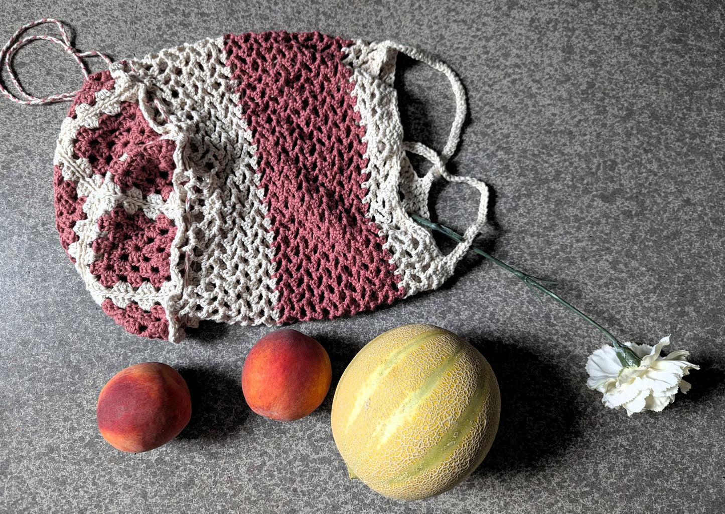 Crochet Pattern - Bag - Granny's Collapsible Market Bag
