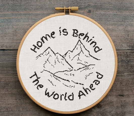 Cross Stitch Pattern - Home is Behind, the World Ahead - The Lord of the Rings
