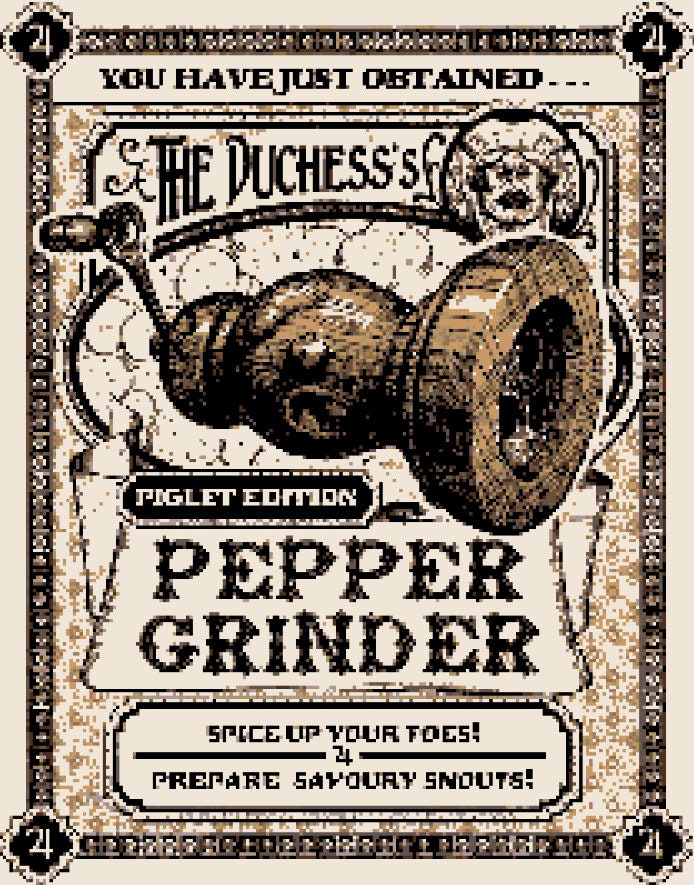 Cross Stitch Pattern - Alice Madness Returns - Pepper Grinder