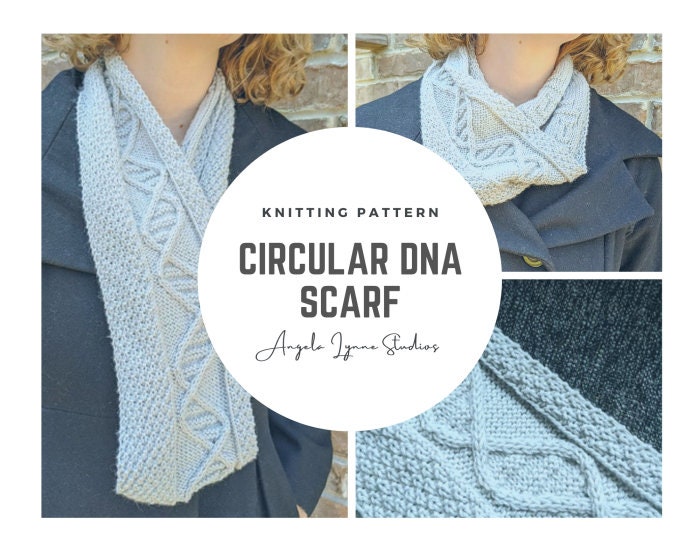 Knitting Pattern - Circular DNA - Cowl - Scarf