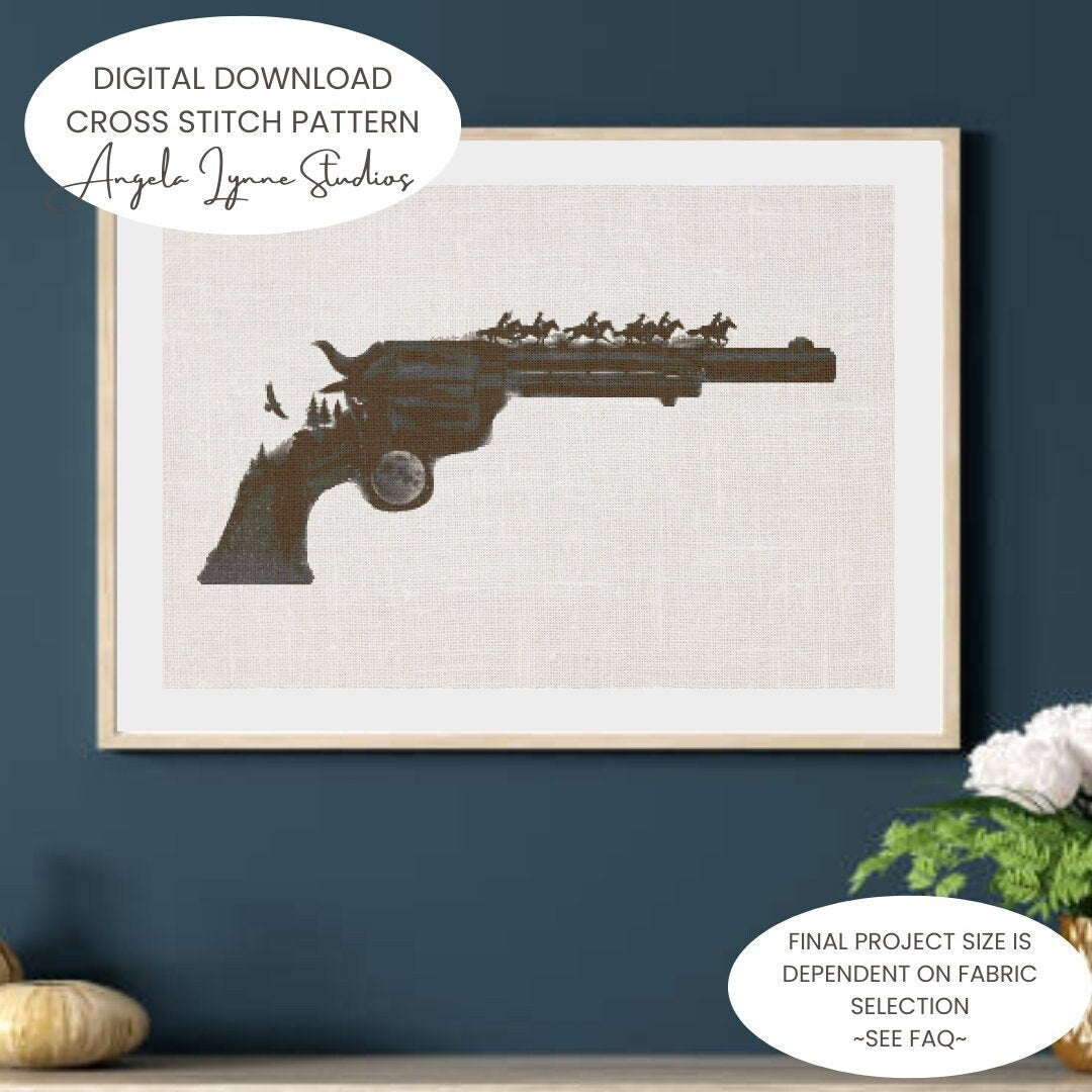 Cross Stitch Pattern - Riders of the West