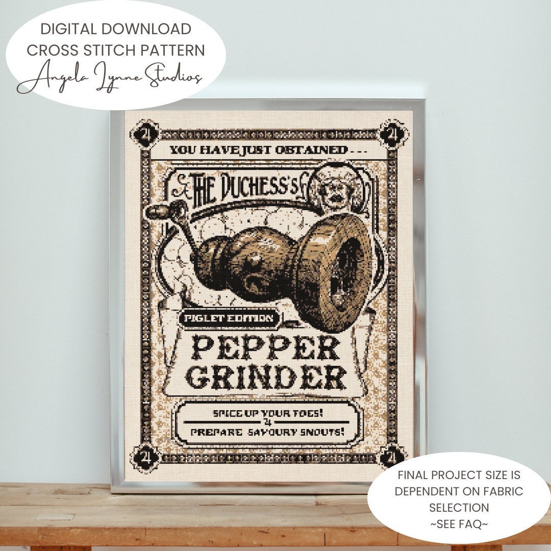 Cross Stitch Pattern - Alice Madness Returns - Pepper Grinder