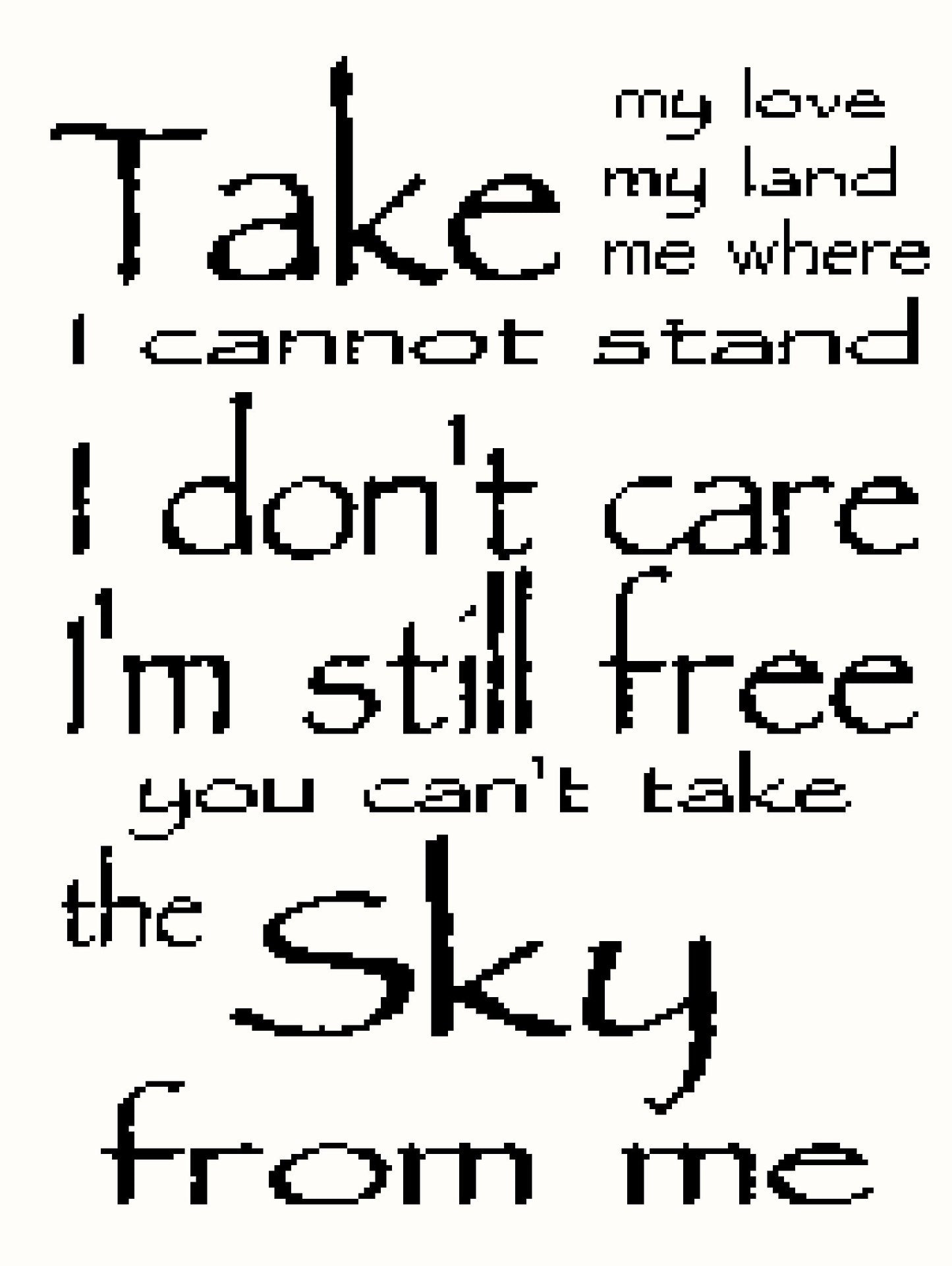 Cross Stitch Pattern - Firefly - Ballad of Serenity