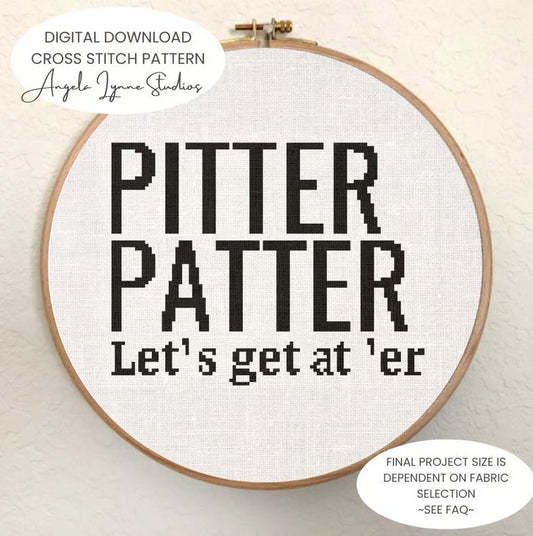Cross Stitch Pattern - Letterkenny - Pitter Patter