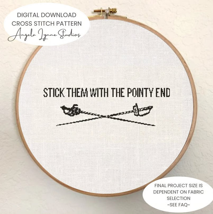 Cross Stitch Pattern - Game of Thrones - Pointy End