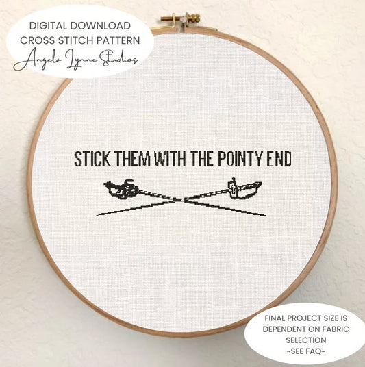 Cross Stitch Pattern - Game of Thrones - Pointy End