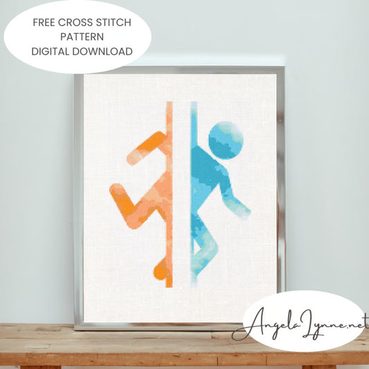 Cross Stitch Pattern - Portal - Watercolor